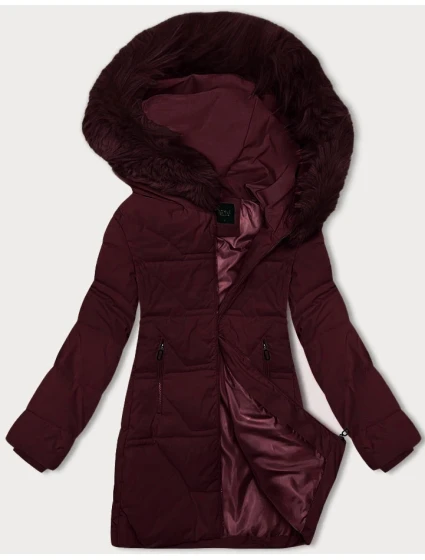 Zimowa kurtka damska z kapturem model 21789559 - J.STYLE Zimowa kurtka damska z kapturem model 21789559 - J.STYLE