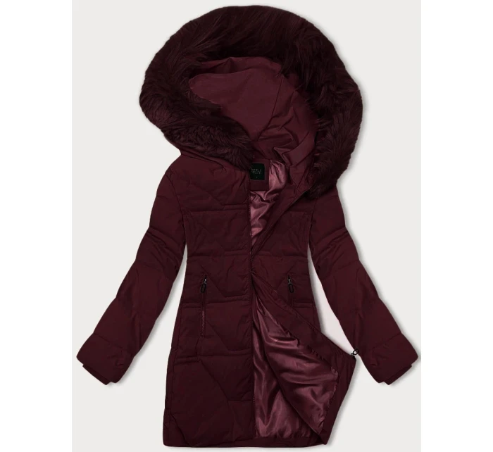 Zimowa kurtka damska z kapturem model 21789559 - J.STYLE Zimowa kurtka damska z kapturem model 21789559 - J.STYLE