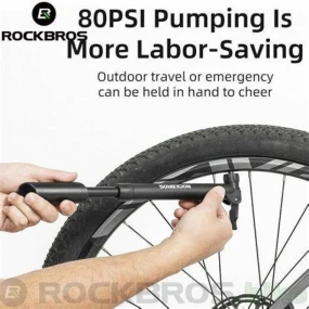 Pumpička na bicykel Rockbros 42520001001 čierna