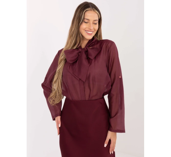 Koszula IT KS model 21786397 bordowy - FPrice