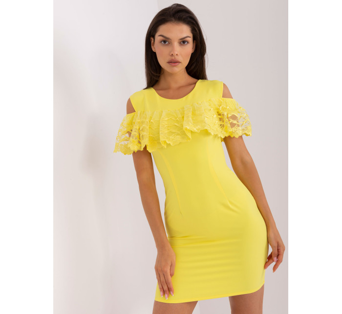 Sukienka LK SK 506332.24 żółty