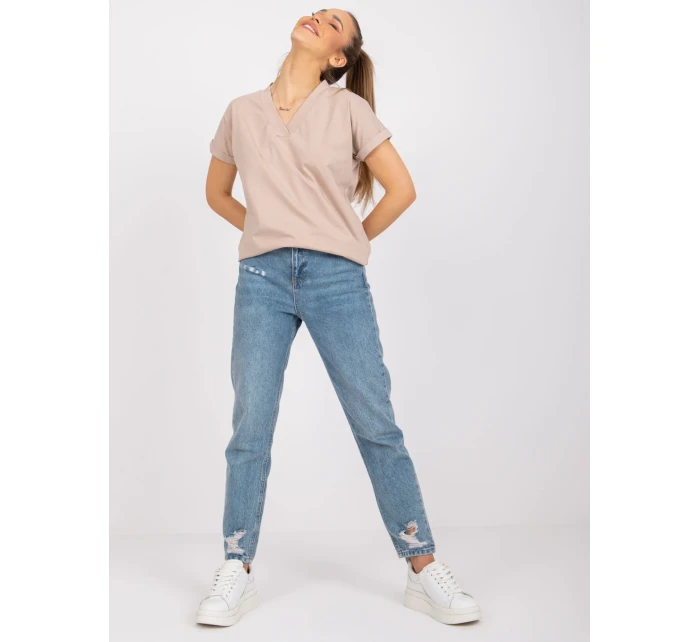 Tričko RV TS 7666.19 béžová