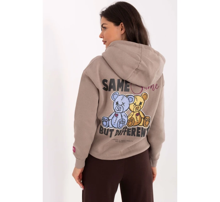 Mikina s kapucňou model 218213 Podúroveň