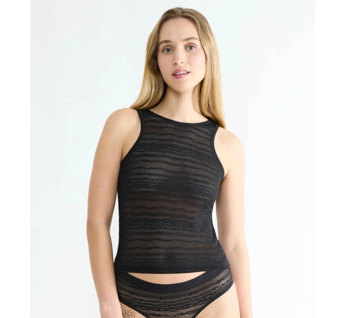 sloggi FREE Evolve Tank Top Lace - BLACK - SLOGGI BLACK - SLOGGI