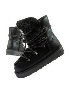 dámské sněhové boty zimní módní model 21395262 zateplené černé dámské - D.Franklin