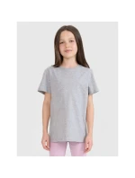 Dievčenské jednofarebné tričko 4F 4FJWSS25TTSHF2177-27M Dievčenské jednofarebné tričko 4F 4FJWSS25TTSHF2177-27M