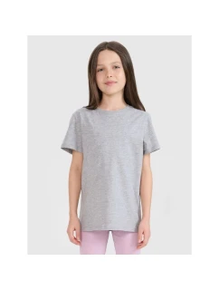 Dievčenské jednofarebné tričko 4F 4FJWSS25TTSHF2177-27M