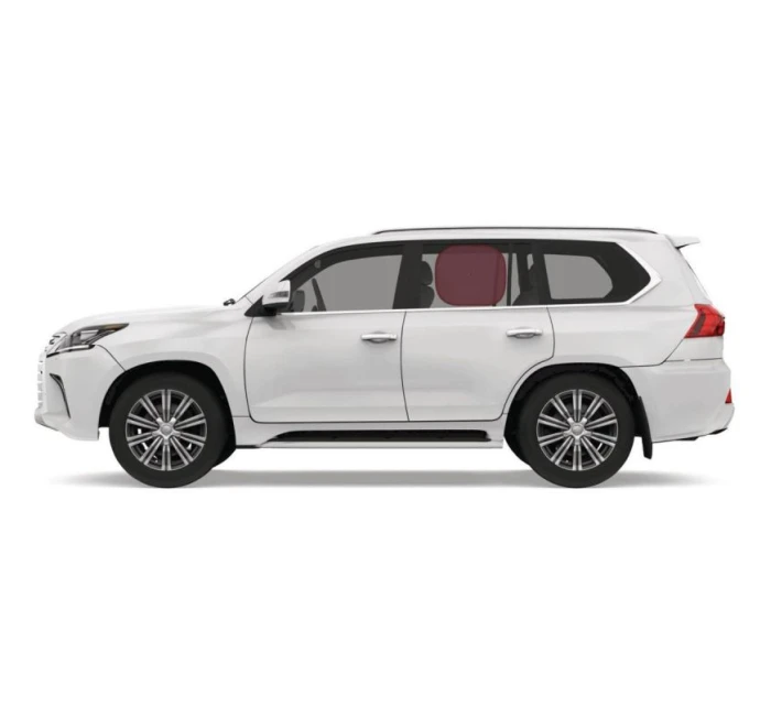 SLNEČNÁ CLONA S PRÍSAVKOU 2KS DUNLOP ČERVENÁ