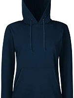 Fruit of the Loom Classic Lady-Fit Hooded Sweat Dámska mikina s kapucňou 16.2038 tmavomodrá