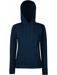 Fruit of the Loom Classic Lady-Fit Hooded Sweat Dámska mikina s kapucňou 16.2038 tmavomodrá