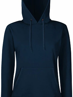 Classic LadyFit Hooded Sweat Dámská mikina s kapucí model 22536359 deep navy - Fruit of the Loom