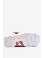 Dětské balerínky na suchý zip v růžové model 21610949 - Boto