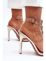 Vysoké Sandály D&A Zlaté model 21625845 - Boto Vysoké Sandály D&A Zlaté model 21625845 - Boto