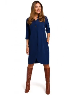 šaty tmavě modré model 18002237 - STYLOVE