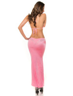 Sexy Dress, long with Strass, backless