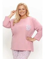 3656 DÁMSKE DLHÉ PYŽAMO AGNESSA 4XL–6XL