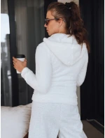 Dámská mikina s kapucí bílá Dstreet model 21993683 - FashionStreet