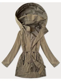 Dámska prechodná bunda bez zateplenia J Style beige (16M9251-84)