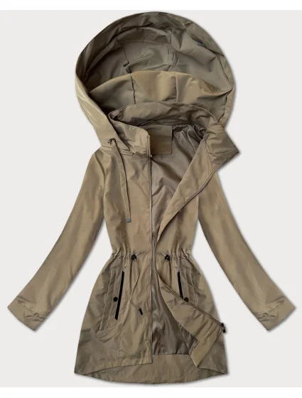 Dámska prechodná bunda bez zateplenia J Style beige (16M9251-84)
