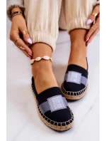 Damskie Espadryle Wsuwane Big Star JJ274963 Czarne Damskie Espadryle Wsuwane Big Star JJ274963 Czarne