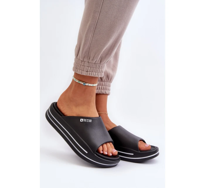 Dámské sandály na platformě Big Star model 21652623 černé - Big Star Shoes Dámské sandály na platformě Big Star model 21652623 černé - Big Star Shoes