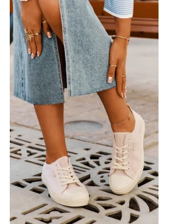 Trampki Damskie Big Star RR274732 Jasnoróżowe