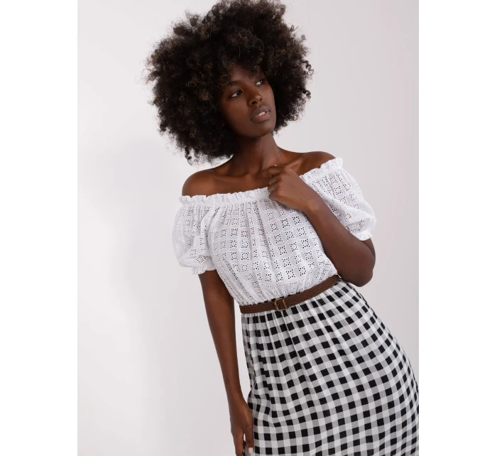 Sukienka LK SK model 18729876 biało czarny - FPrice