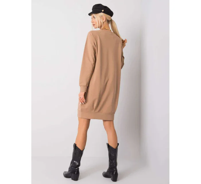 Šaty RV TU model 14842583 velbloud - FPrice Šaty RV TU model 14842583 velbloud - FPrice