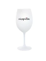 VÍNOPIČKA - biely pohár na víno 350 ml