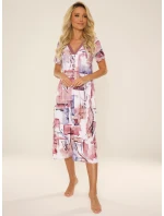 Košeľa De Lafense 776 Violet w/r M-2XL