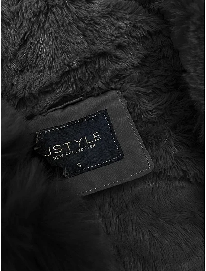 KRÓTKA PARKA ZIMOWA NA CZARNA model 21245525 - J.STYLE