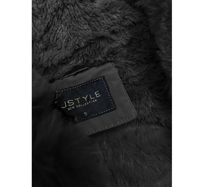 KRÓTKA PARKA ZIMOWA NA CZARNA model 21245525 - J.STYLE