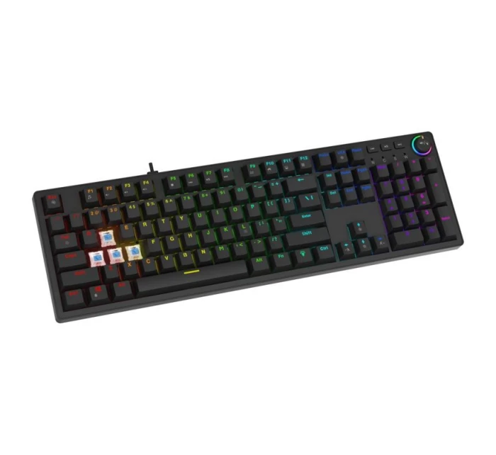 MECHANICKÁ KLÁVESNICA SAVIO STYX OUTEMU HNEDÁ HOT SWAP RGB MECHANICKÁ KLÁVESNICA SAVIO STYX OUTEMU HNEDÁ HOT SWAP RGB