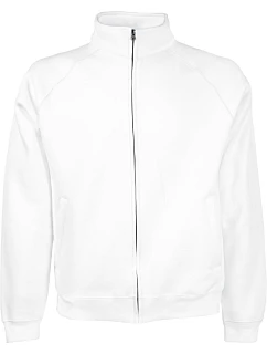 Fruit of the Loom Premium Sweat Jacket Mikina 16.2228 biela