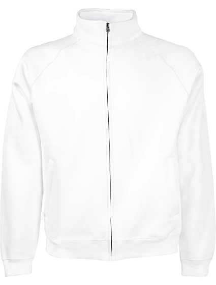 Fruit of the Loom Premium Sweat Jacket Mikina 16.2228 biela Fruit of the Loom Premium Sweat Jacket Mikina 16.2228 biela