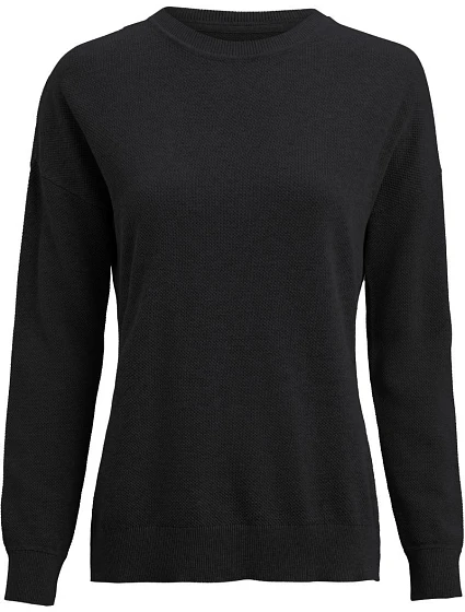 Casual Sweater Women Dámský pletený svetr black model 22460629 - James Harvest Casual Sweater Women Dámský pletený svetr black model 22460629 - James Harvest