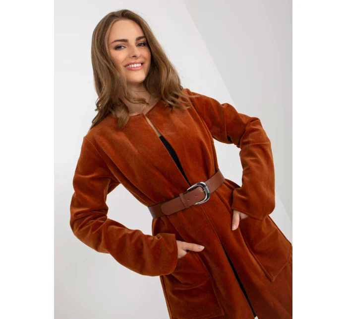 Dámský přehoz LK NA model 17624262 světle hnědý - FPrice Dámský přehoz LK NA model 17624262 světle hnědý - FPrice