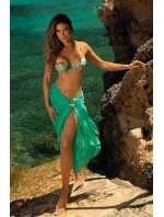 Dámske dvojdielne plavky Mykonos 2 S936MN2 Green Patterned - Self Dámske dvojdielne plavky Mykonos 2 S936MN2 Green Patterned - Self