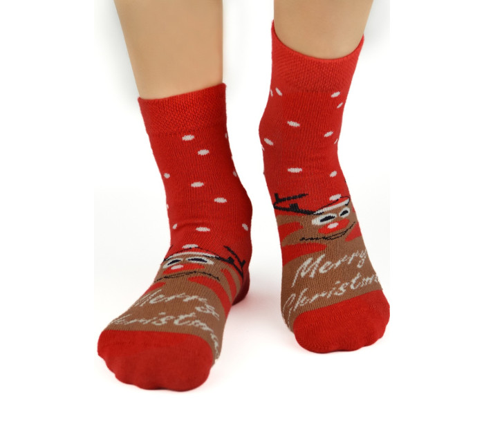 Bavlnené ponožky XMAS SB060 deti
