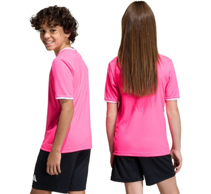 Detské tričko adidas Entrada 26 Jersey pink KE9846