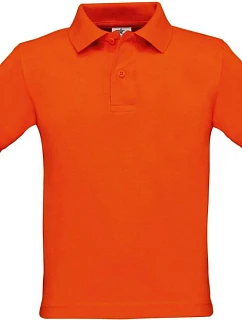 B&C Safran /kids Detské polo tričko z piké 01.0486 tekvicovo oranžové
