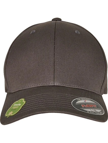 6 panelová kšiltovka z bio bavlny dark grey model 22537025 - Flexfit 6 panelová kšiltovka z bio bavlny dark grey model 22537025 - Flexfit