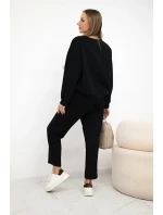 Tepláková súprava Butter fabric + nohavice čierna Tepláková súprava Butter fabric + nohavice čierna