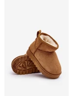 Dziecięce Śniegowce Botki Ocieplane Camel Nallita Dziecięce Śniegowce Botki Ocieplane Camel Nallita