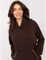 Blúzka RV BL A874.01P tmavohnedá