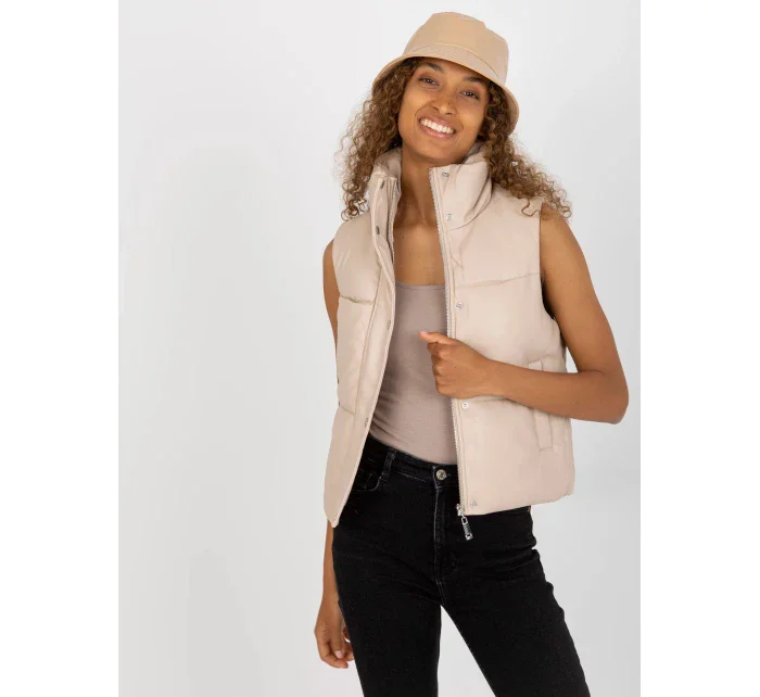 Dámska vesta NM KZ D2 3815-62.83 Light beige - FPrice