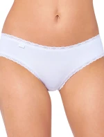 Nohavičky 24/7 Cotton Lace Hipster biele - Sloggi