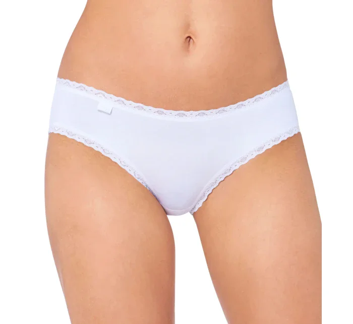 Nohavičky 24/7 Cotton Lace Hipster biele - Sloggi