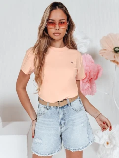 Dámské žebrované tričko FOR růžové Dstreet model 21989301 - FashionStreet