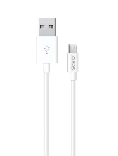 Kábel SAVIO CL-124 (Micro USB - USB 2.0 typ A ; 2 m; biely)